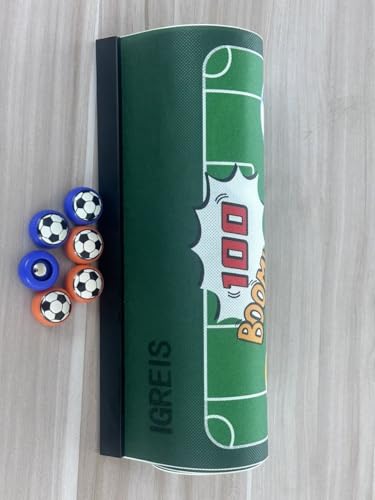 Tabletop Game Soccer, Shuffleboard Game, 47 inch Portable Family Game for Party Friends Adults, Easy to Set Up Desktop Indoor Outdoor Fun
