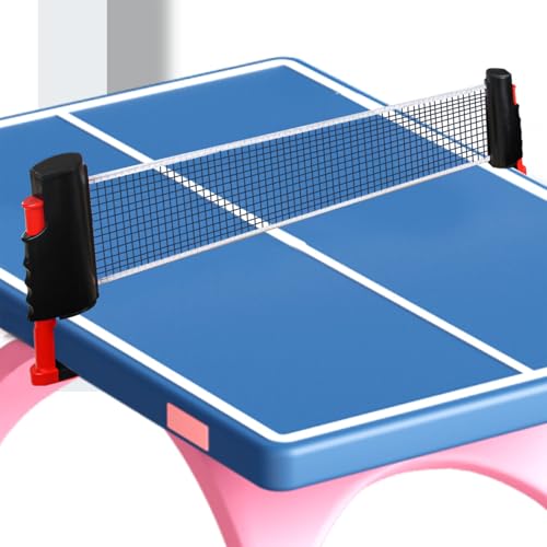 Adjustable Table Tennis Net, Retractable Tennis Net and Posts, Portable Sports Equipment with Easy Clamp Design, Indoor Practice Accessory, Training Tool with Style, Table Nets for Game Play