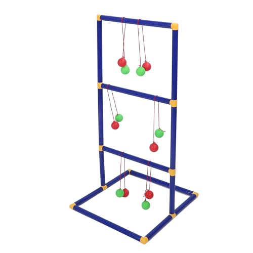 Ladder Toss Game Set, Interactive Ladder Ball Tossing Game Asssembly Replacement, Outdoor for Adults and Family