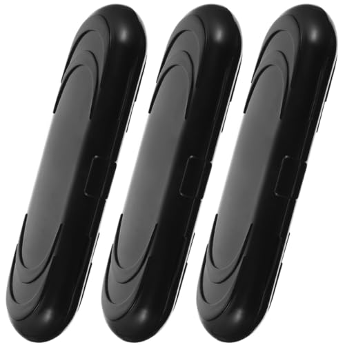 VICASKY Portable Darts Storage Case 3pcs, Lightweight Oval Plastic Carrying Box for Soft Tip Darts, Compact Travel Organizer with Reusable Hard Shell for Casual Activities