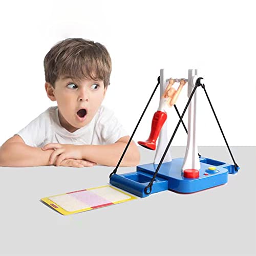 Gymnastics Machine Desktop Office Games Big Rotation 360 Degrees Gymnastics Prince bar Toys - flip Funny Stress Relief Sports Toys