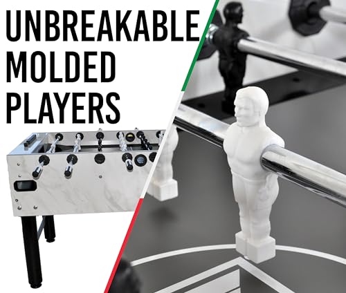 KETTLER Carrara Outdoor Foosball Table with 360 Degree Goalie Rotation, 5 Resin Balls, 5 Cork Balls and Premium Storage Cover