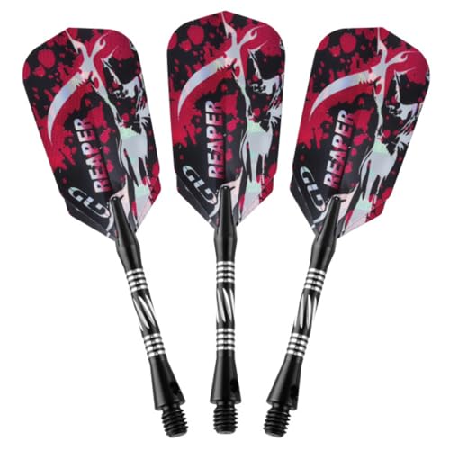 Viper Grim Reaper 80% Tungsten Soft Tip Darts with Storage/Travel Case - size: 18 Grams, style: Coarse Knurling