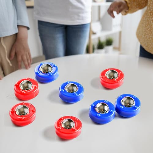 8Pcs Shuffleboard Pucks Shuffleboard Table Equipment for Table Game Indoor