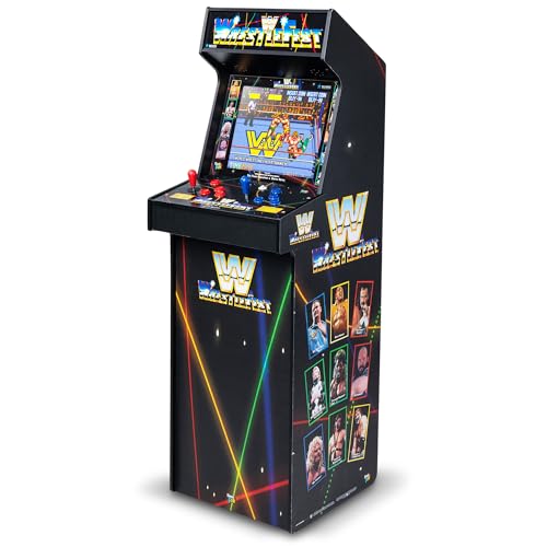 Arcade Classics - WWE Ultra Series Game Machine, 5 Games, 17" Liquid Crystal Screen - Indoor Cabinet, Retro, Gaming Console, Basement Decoration, Man Cave - style: WWE Ultra Series