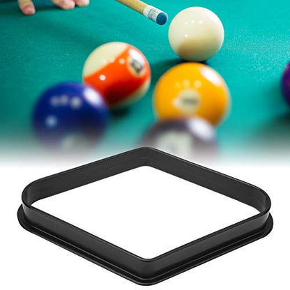 CDQL 2Pcs 9 Ball Billiards Rack - Professional Diamond Pool Ball Racks - Vintage Sturdy Triangular Frame Snooker Balls Rack Supplies Accessories