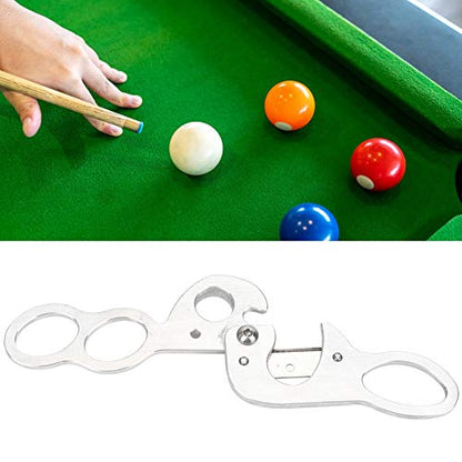 Alomejor Billiards Cue Tip Repair Tool Stainless Steel Billiard Cue Leather Cutting Knife for America Eight Balls Night Cue