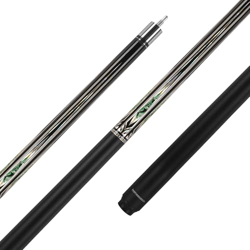 HomeSeason Glass Fibre Pool Cue Stick 58" Billiard Cue Sticks Professional Low Deflection Pool Sticks - color: D