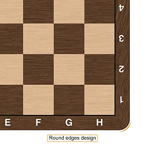 LEAP Chess Board Only 20" & 0.042" Super Thiness Mousepad Material Non-Slip Fold or Roll up Way Storage - size: Mousepad Chess Board Fold/Roll up