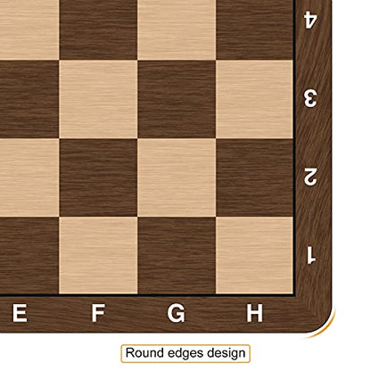 LEAP Chess Board Only 20" & 0.042" Super Thiness Mousepad Material Non-Slip Fold or Roll up Way Storage - size: Mousepad Chess Board Fold/Roll up