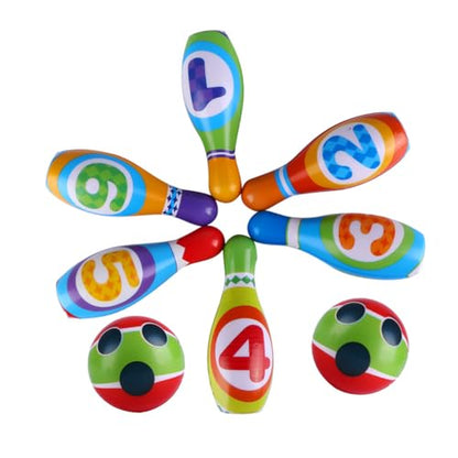 Mini PU Solid Bowling Pins Balls Safe Indoor Sports for S Physical Training and Educational Development Fun Game for Beginners