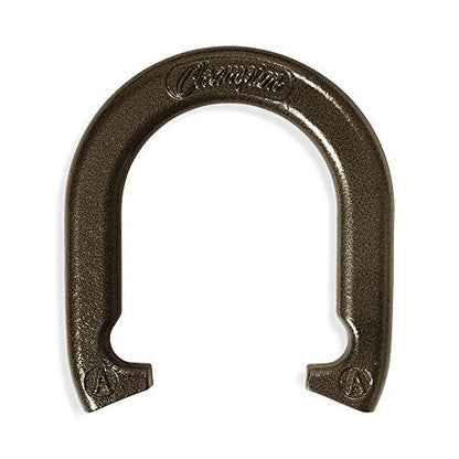 Champion Sports Horseshoe Set: Traditional Outdoor Lawn Game includes Four Professional Solid Steel Horseshoes with Solid Steel Stakes & Carrying Storage Case - style: Classic Set