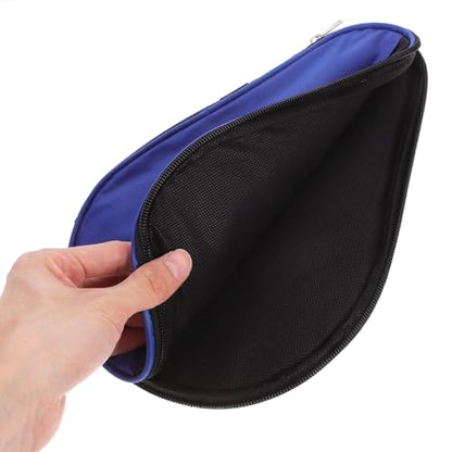 WOONEKY Table Tennis Paddle Bag Lightweight Case for Racket Storage and Organization Compact Pouch for Racket and Balls and Easy to Carry