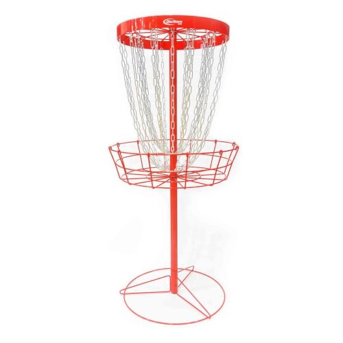 Disc Store Grow The Sport Pro Disc Golf Portable Basket - Carrying Bag Optional - color: Red