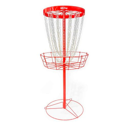 Disc Store Grow The Sport Pro Disc Golf Portable Basket - Carrying Bag Optional - color: Red