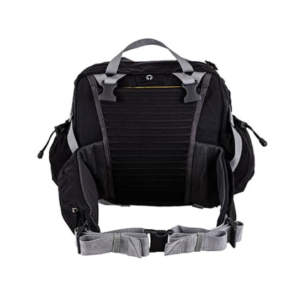 Mountainsmith Day Lumbar Waist pack, Running, Hiking, Cycling, Travel, and Outdoor Sport Activities with Dual Water Bottle Holders, Grey Black - color: Grey Black