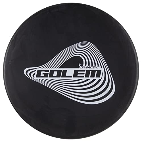 Divergent Discs Golem | Overstable Approach Disc | Flexible Putt & Approach Disc Golf Disc (Black) - color: Black