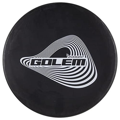 Divergent Discs Golem | Overstable Approach Disc | Flexible Putt & Approach Disc Golf Disc (Black) - color: Black