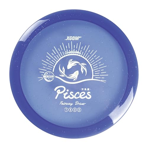 Disc Mercury-Pisces | Disc Golf Stable Straight Fairway Driver | PDGA Approved | Workhorse Control Driver | 165-170g | Stable Straight Flight