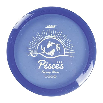 Disc Mercury-Pisces | Disc Golf Stable Straight Fairway Driver | PDGA Approved | Workhorse Control Driver | 165-170g | Stable Straight Flight