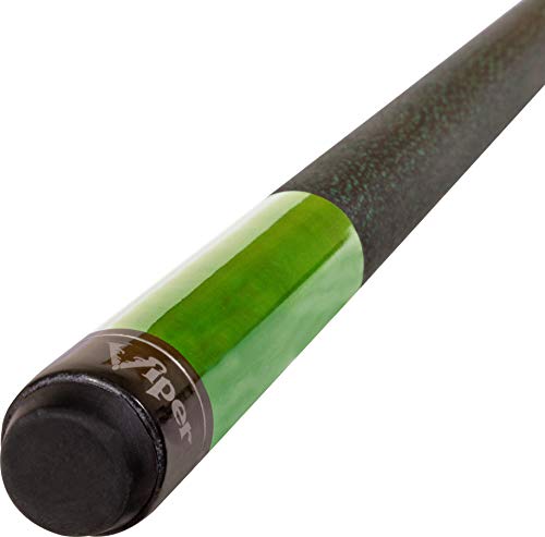 Viper Elite 58" 2-Piece Billiard/Pool Cue - color: Evergreen, size: 21-Ounce