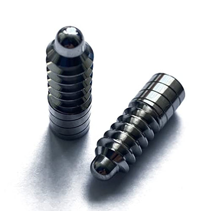 10PCS Polished 3/8-10 Pool Cue Joint Protector SS Pin Screw Studs - Stainless Steel