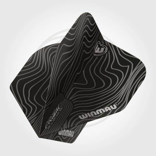 WINMAU Prism Alpha Solar Design Dart Flight Packs - 3 sets per pack (9 flights in total)