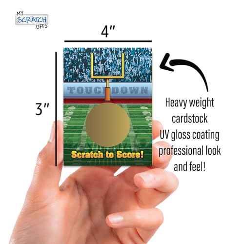 My Scratch Offs Football Field Goal Scratch Off Game Cards 26 Pack - 2 Winning and 24 Sorry - style: Football Field Goal