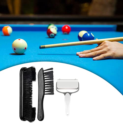 Billiard Table Brush Set, Pool Tables Cleaning Corner Anti Scratched Tools Armrest Brush and Billiard Table Brush (Style a) - color: Style a
