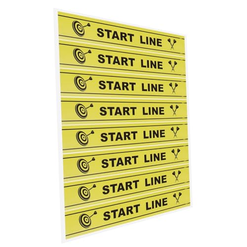 Toddmomy Game Throw Notice Marker Dart Floor Markings Line Marker Game Supplies