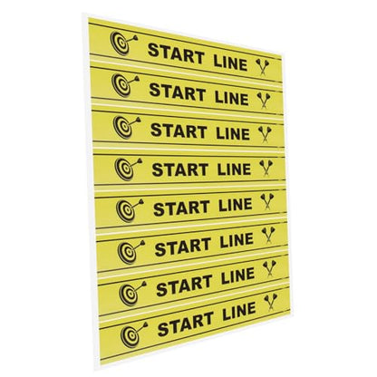 Toddmomy Game Throw Notice Marker Dart Floor Markings Line Marker Game Supplies
