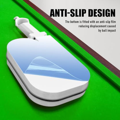 Precision Pool Ball Rack: 3D Printed Billiards Training Tool for Consistent Practice, Creates Perfect Triangle in Seconds, Portable & Includes Maintenance Kit (Screwdriver/Rubber Bands) - color: White