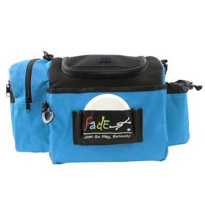 Fade Crunch Disc Golf Bag – Compact, Durable, and Lightweight Disc Storage - color: Sky Blue