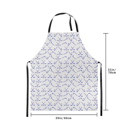 Manfei Volleyball Kids Kitchen Apron - color: Blue White