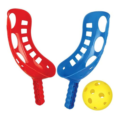 Scoop Ball Set, Sports Tackle Game, Throw and Catch Game for Kids, Interesting Interactive Funny Toss & Catch Set, Educational Portable Fun Toss, Racket Games Outdoor Party Gear for Beach Lawn Yard
