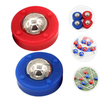 20pcs Mini Shuffleboard Roller Set Game Pucks for Tabletop Shuffleboard Quick Installation Enhanced Play Experience for Home Clubs and Entertainment Venues