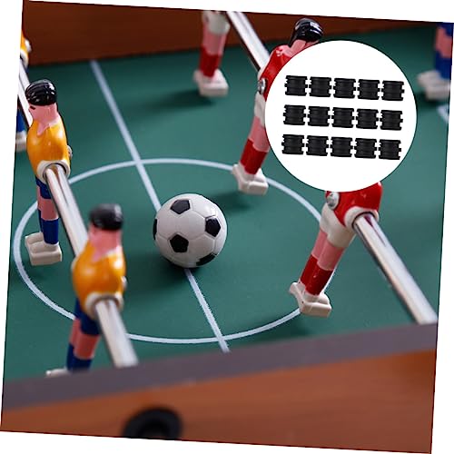 1set Football Machine Bearing Rods Durable Plastic Foosball Bushings for Tabletop Games Compact for Easy Storage Replacement Parts for Standard Foosball Tables Enhance Your 15pcs