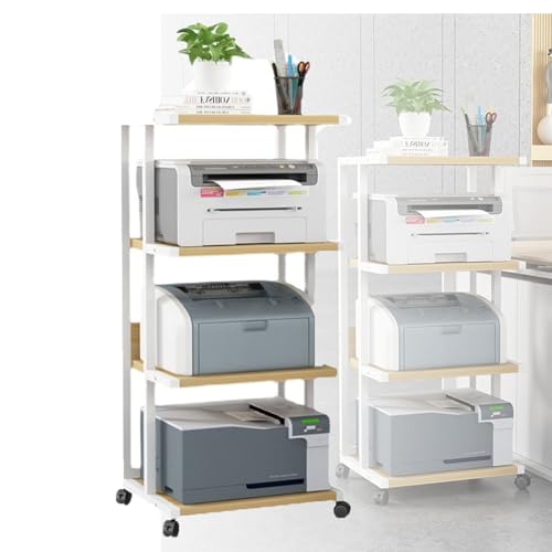 4-Tier AV Media Cabinet Stand Component Cabinet, Gaming TV Cabinet and Stereo Rack, CD Player Stand for Home/Office/Audio Video/DJ/Theatre (Color : Style-2, Size : 50x40x108cm) - color: Style-2