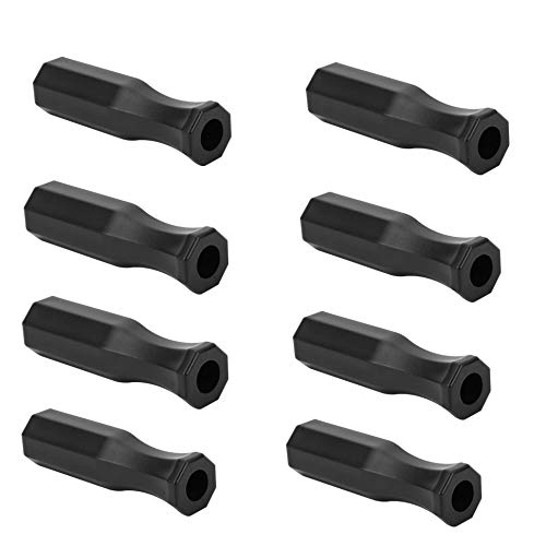 Table Soccer Handle 8Pcs Plastic Foosball Soccer Handle Grip for Table Replacement Handle Part Foosball Accessories
