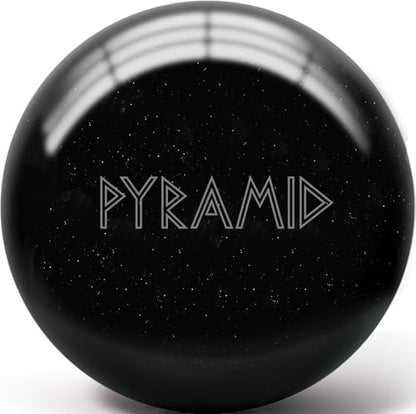 Pyramid Path Polyester Bowling Ball - Customizable with Basic Drilling Options - Great for Spare Shooting, League, Recreational, Straight Bowlers - Beginner Entry Level & Kids - color: Black Sparkle, size: 11 lb