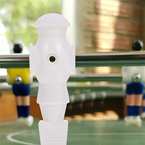 Homoyoyo 4pcs Foosball Men Replacement, Football Players Parts Foosball Man Table Player Football Machine Accessories - color: White