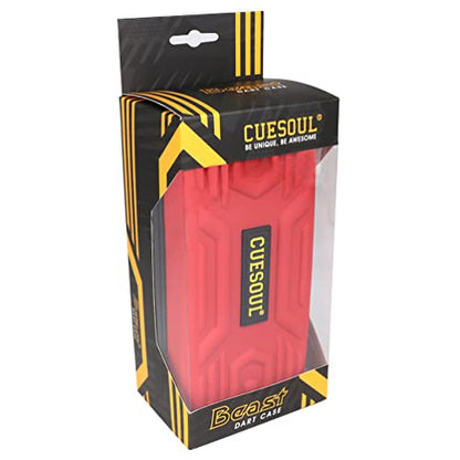 CUESOUL BEAST Dart Case Red-Carry Your World into A XL Dart Case - color: Red-for 3 Pack
