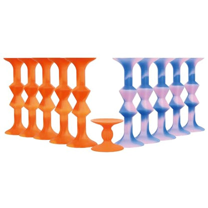 11Pcs Diamond Styled Valentine's Day Silicone Suction Cup Dart Game Pictionary Game for Family Party (Mix Color) - style: Mix Color