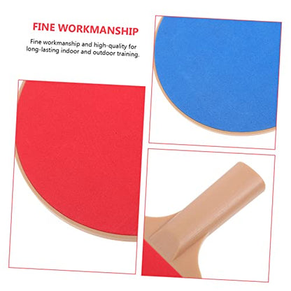 1 Set Bouncy Table Tennis Paddle Set for Outdoor Table Tennis Exercising Durable Racket for Boys Enhances Reflexes Coordination for All Skill Levels