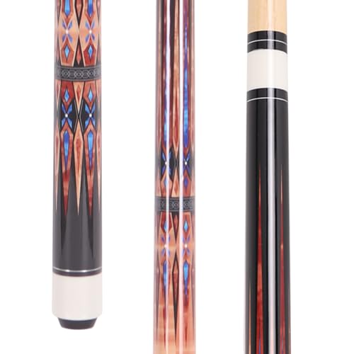 58 inch Canadian Maple Billiard Pool Cue Stick, 13mm 1/2 Maple Billiard Pool Stick, House Bar Pool Table Sticks for Men(Numerous Styles to Choose from) - color: P01