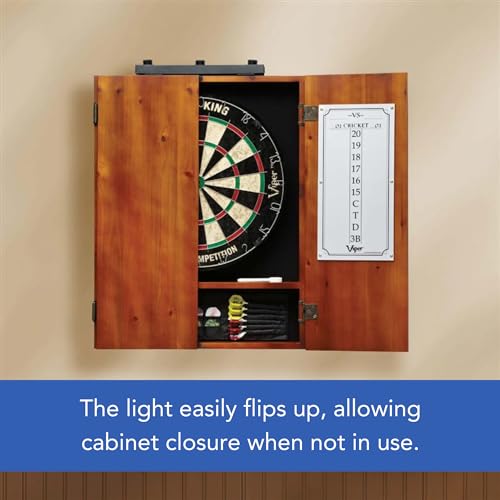 Viper by GLD Products Viper Shadow Buster Dartboard Cabinet Mounted Display Light - style: With AC Adapter