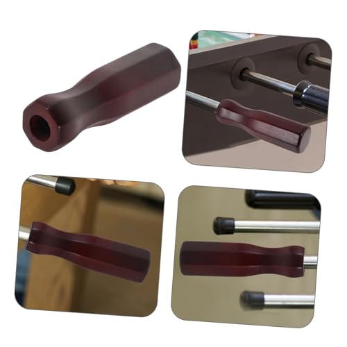 Sturdy Foosball Handle Grip Ergonomic Nonslip Replacement Part for Easy Installation and Enhanced - color: Brown