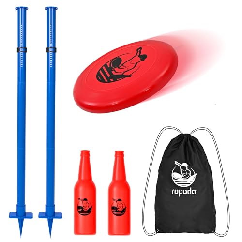 ropoda Outdoor Games -Upgraded Flying Disc Game Set with Reinforced Ground Spike(Includes 2 Extra), Portable Disc Toss Game for Lawn and Beach with Thicker Pole - size: 2in-Pro