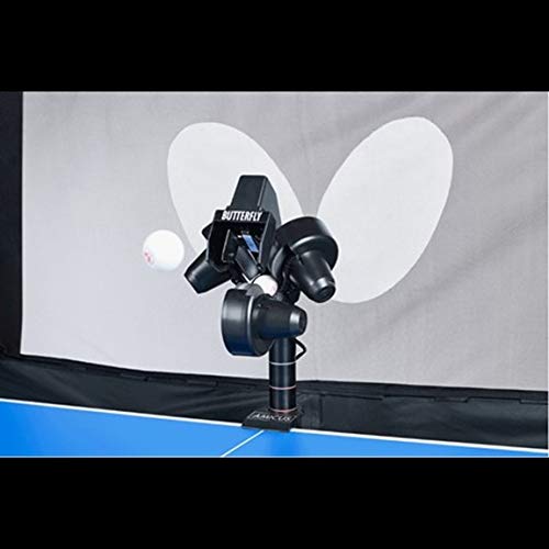 Butterfly Amicus Expert Table Tennis Robot | Fantastic Ball Launcher-Thrower-Shooter for Your Ping Pong Table | Free Carry Bag, Remote, Tech Support, & 120 Balls | Practice Ping Pong Anytime