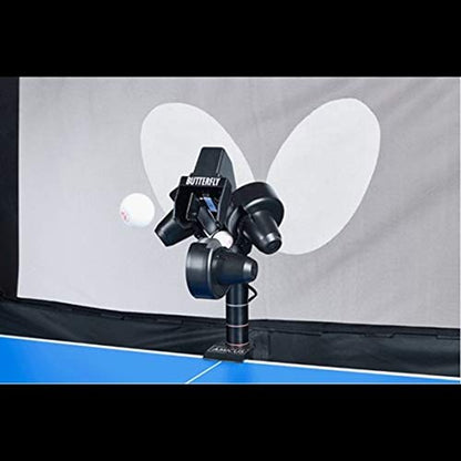 Butterfly Amicus Expert Table Tennis Robot | Fantastic Ball Launcher-Thrower-Shooter for Your Ping Pong Table | Free Carry Bag, Remote, Tech Support, & 120 Balls | Practice Ping Pong Anytime
